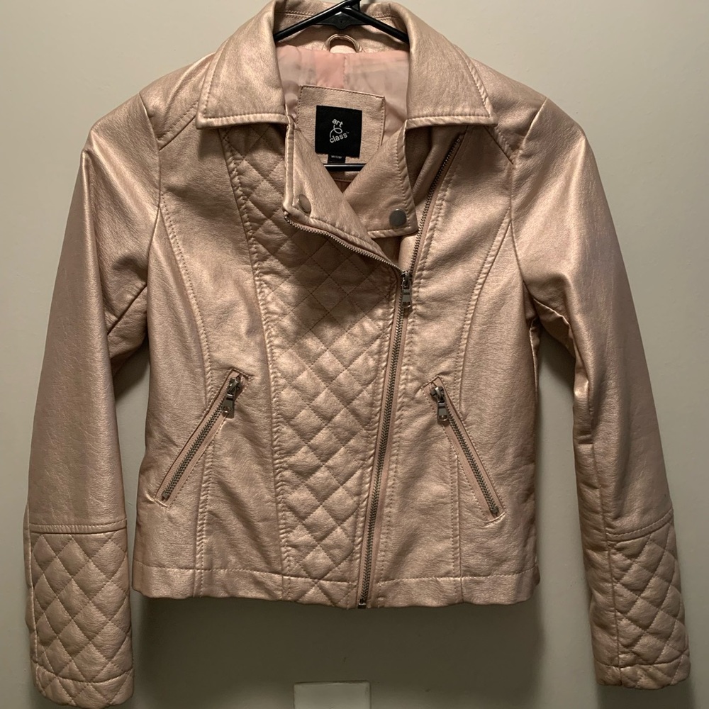 ‼️Sold‼️Art class girl biker jacket